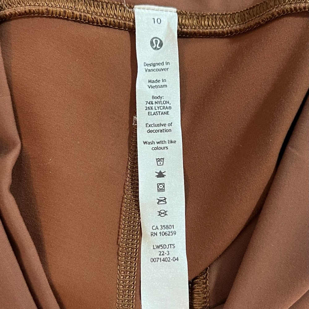 lululemon athletica Brown High-Rise Leggings - Picture 9 of 12